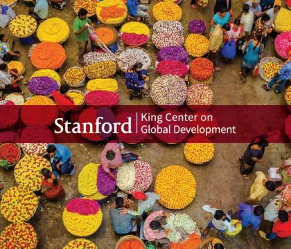 Flower market photo for: Stanford King Center on Global Development Initiatives